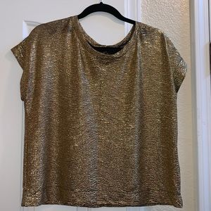 Forever 21 Gold blouse